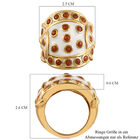 Koralle Ring 925 Silber vergoldet  ca. 1,47 ct image number 6
