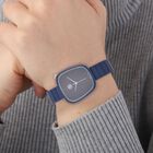 Strada - Japanisches Uhrwerk, Edelstahl-Zifferblatt & Metall-Armband, 23 cm, blau image number 2