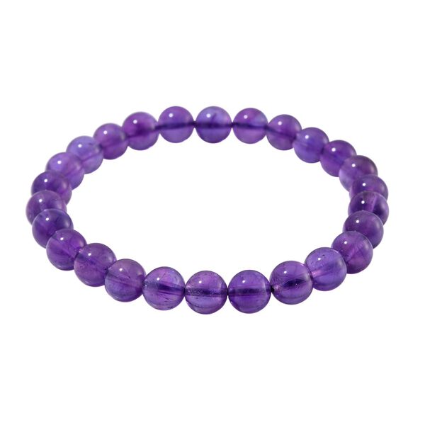 Afrikanisches Amethyst flexibles Armband, ca. 90.00 ct