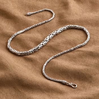 Royal Bali Kollektion - 925 Silber Borobudur Halskette ca. 50 cm ca. 51,53g