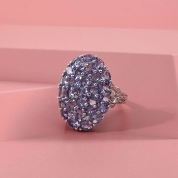 D'Joy Tansanit und Zirkon Ring - 4,70 ct.