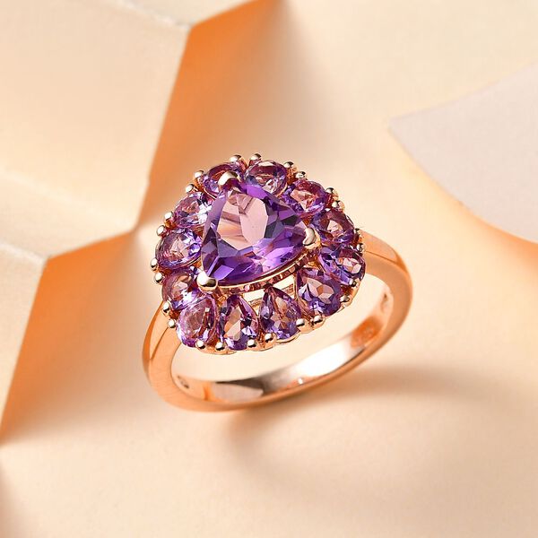 AA Rose De France Amethyst Ring - 3,17 ct. image number 2