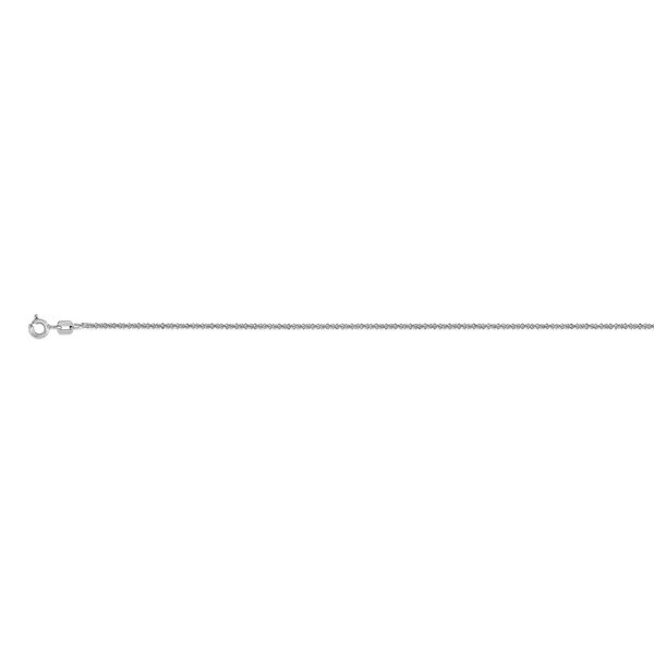 Diamantgeschliffene Rockkette 75cm in 925 Silber