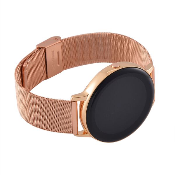 Eleganz Mesh HiWatch Plus, Roségold Smartwatch mit Dual-Modus Bluetooth, 1,28" IPS Display und Wassergeschütztes Design image number 8
