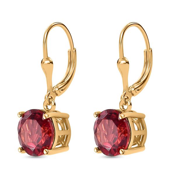 Labor Padparadscha Saphir Ohrringe - 7,88 ct. image number 4