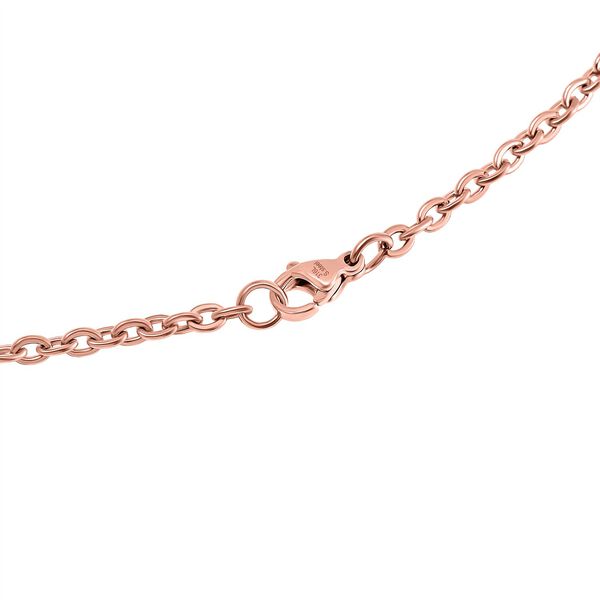 3er-Set - Kugelkette 40 cm, Gliederkette 45 cm und Ankerkette 55 cm, Ros&eacute;goldton image number 9