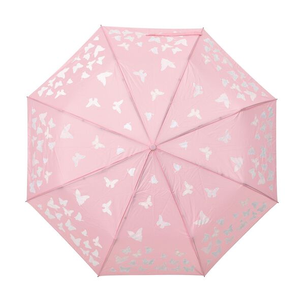 Farbwechselnder Regenschirm, rosa image number 3