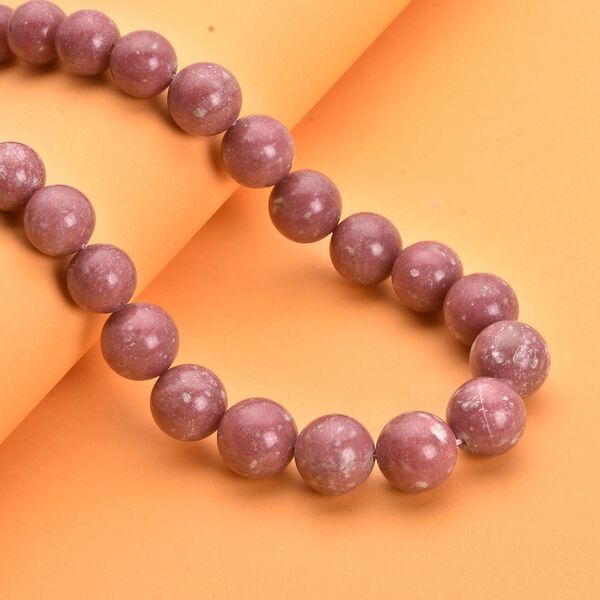 Norwegische Thulit Halskette, ca. 50 cm, 925 Silber rhodiniert ca. 578.00 ct image number 2