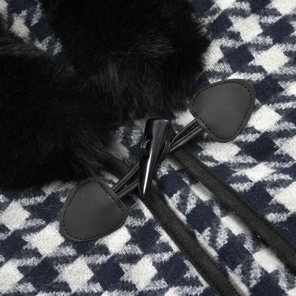 LA MAREY - Kunstpelz-Kimono, Schwarz image number 5