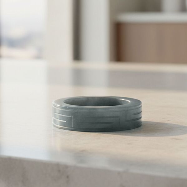 Nat&uuml;rlicher Olmek Jadeit Ring (Gr&ouml;&szlig;e 16.00) ca. 15,00 ct. image number 1