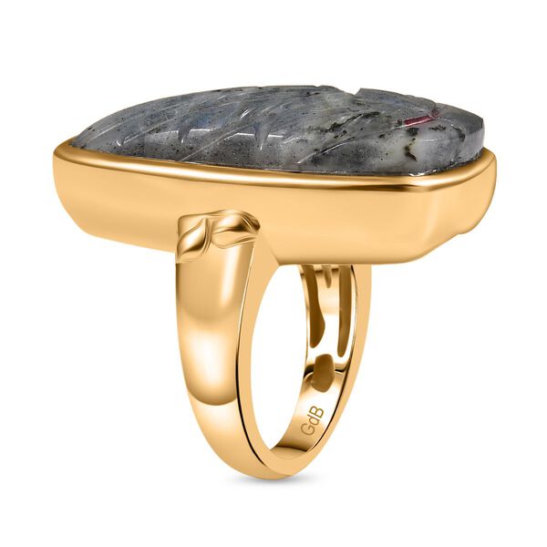 Feuer Labradorit Anhänger - 30,22 ct. image number 5