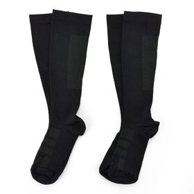 LIVMORE 2er-Set Infrarot-Kompressionssocken, Größe S, Schwarz
