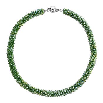 Gr&uuml;nes Kristall Schmuckset