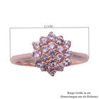 Rosa Saphir Ring 925 Silber rosévergoldet  ca. 0,82 ct image number 4