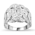 Royal Bali Kollektion- Ring mit strukturierter Drachenhaut image number 0
