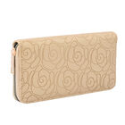 Long Size Brieftasche, 19*2.5*10cm, florales Muster, Creme image number 1