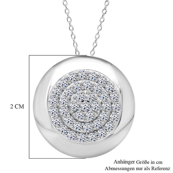 LUXURIANT DIAMOND - Lab Grown Diamant SI-GH SGL zertifiziert Schmuckset ca. 50 cm 925 Silber Rhodiniert ca. 1,00 ct. image number 5