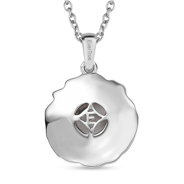 EverTrue wei&szlig;er Topas Anh&auml;nger mit 50cm Kette - 0,75 ct. image number 4