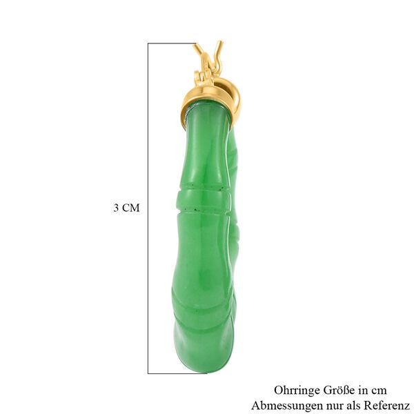 Grüne Jade-Creolen - 54,60 ct. image number 4
