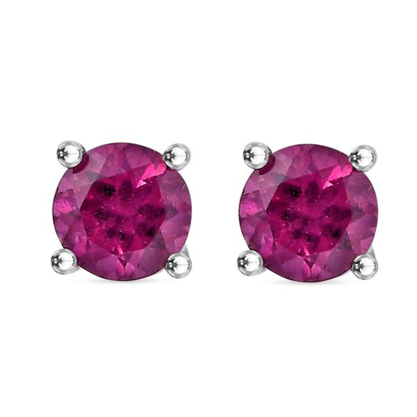 AAA Radiant Ember Granat Ohrringe, 925 Silber rhodiniert - 0,86 ct. image number 0