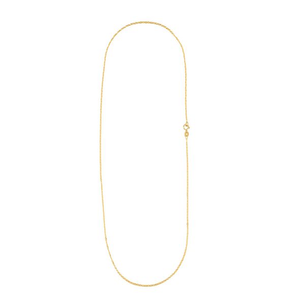 417 Gold Gelbes Gold Halskette ca. 50 cm ca. image number 4