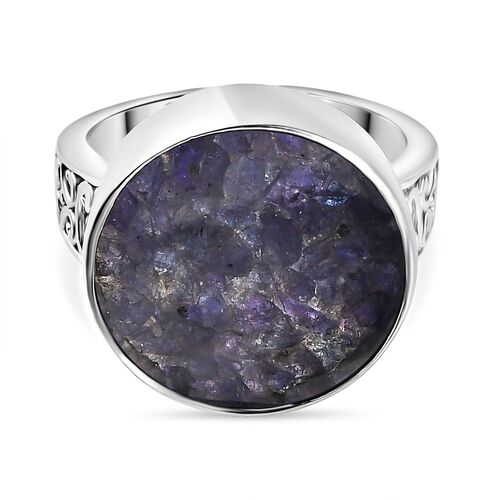 Tansanit-Matrix Ring Messing (Größe 18.00) ca. 8,15 ct image number 0