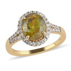 ILIANA AAA Sphen und Diamant-Ring, SI G-H, 750 Gelbgold  ca. 3,65 ct image number 0