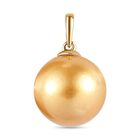 AAA Goldene Südsee Perle Anhänger 750 Gold