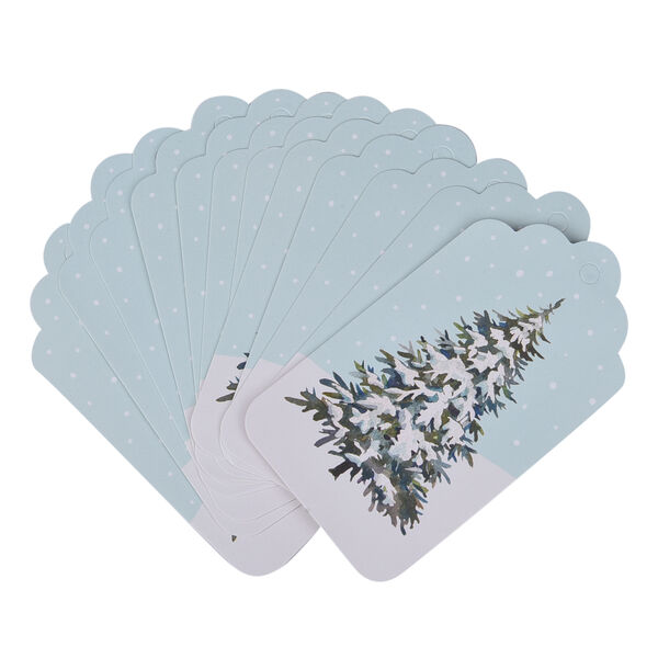 12er-Set Geschenktüten, Weihnachtsmotiv, Größe S (18x10x23 cm), M (32x12x26 cm), und L (31x12x42 cm), Mehrfarbig  image number 6