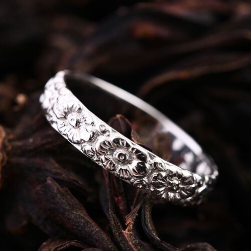 Royal Bali Kollektion - Ring mit floralen Motiven image number 1