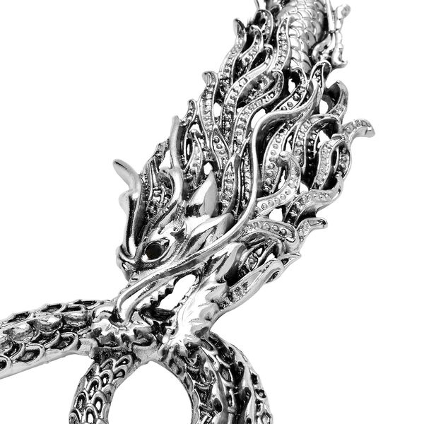 Stimulierte, orange Katzenauge und wei&szlig;e Kristall-Halskette, 40,5 cm image number 5