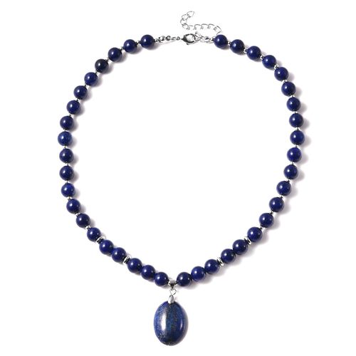 Lapislazuli-Halskette, 45 cm image number 0