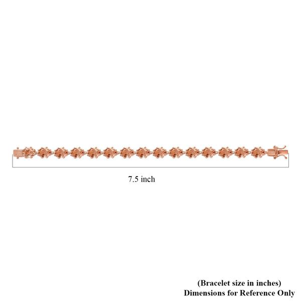 Morganique Triplett Quarz Armband, 18,5 cm - 32 ct. image number 4