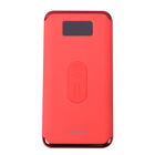 Kabellose PowerBank mit Bildschirmanzeige, 10000mAh, Rot