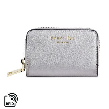 SENCILLEZ Kreditkartenetui aus echtem Leder