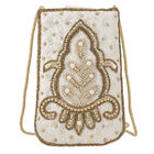 Handgefertigte Handtasche, weiß