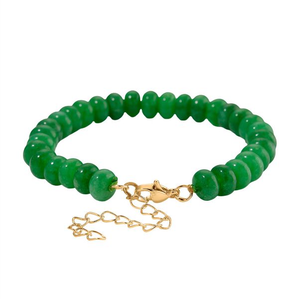 Gr&uuml;ne Quarzit  17+5cm Armband - 80 ct. image number 3