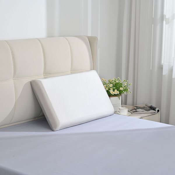 Serenity Night Kopfkissen aus Memory-Schaum mit k&uuml;hlendem Bezug, 70&times;40&times;10cm, Grau