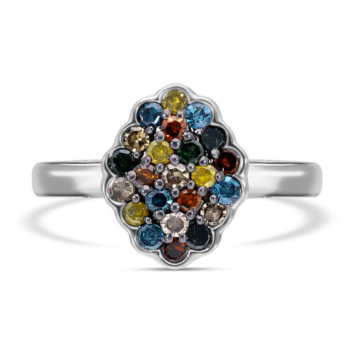 Mehrfarbiger Diamant-Ring - 0,50 ct. image number 0