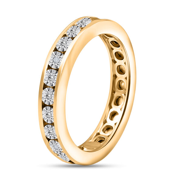 EVER TRUE Wei&szlig;er Diamant Ring Nickelfreies Messing (Gr&ouml;&szlig;e 17.00) image number 5