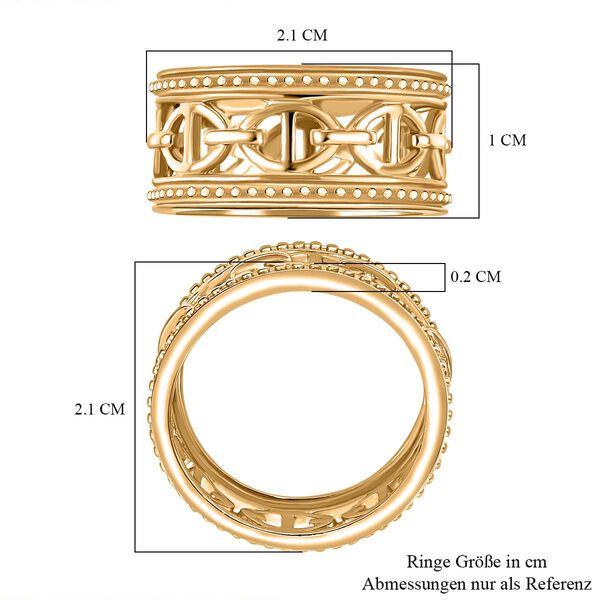 Messing Ring (Größe 20.00) ca. 5,80g image number 7