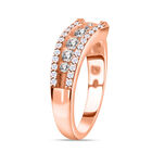 LUSTRO STELLA Zirkonia Ring in rosévergoldetem Silber- 2,11 ct. image number 2