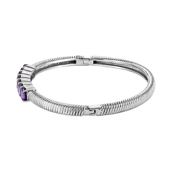 Afrikanischer Amethyst-Armreif, 19 cm - 5,16 ct. image number 4