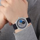 William Hunt - Echtleder-Armbanduhr im Hollywood-Glamour-Stil, 5ATM Wasserdicht, Japanisches Uhrwerk, weiß image number 2