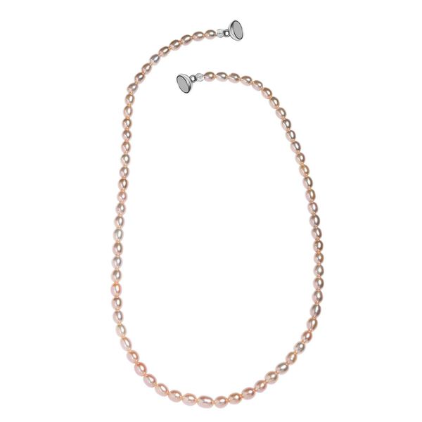 D'Joy AAA Pfirsich-S&uuml;&szlig;wasserperle 45cm Halskette image number 4