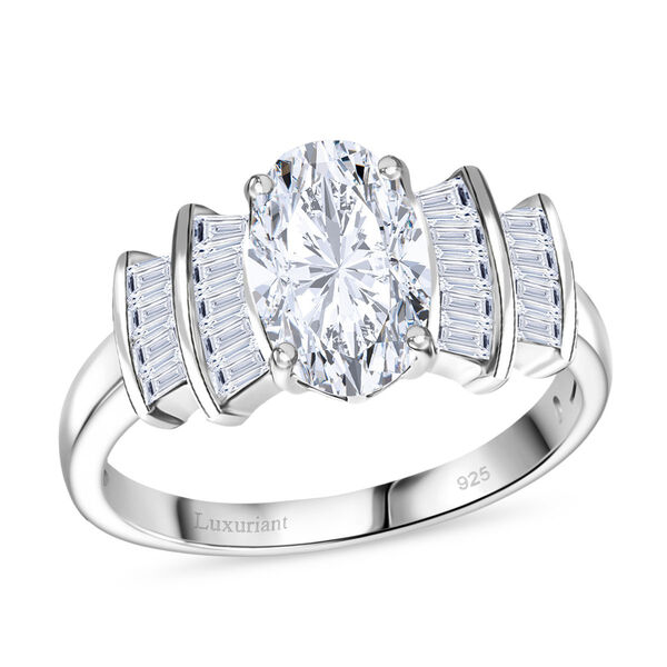 LUXURIANT DIAMOND - Lab Grown Diamant VS1-F IGI zertifiziert Ring 950 Platin (Gr&ouml;&szlig;e 18.00) ca. 1.85 ct image number 4