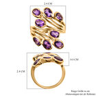 Afrikanischer Amethyst-Ring, 925 Silber vergoldet  ca. 3,34 ct image number 6