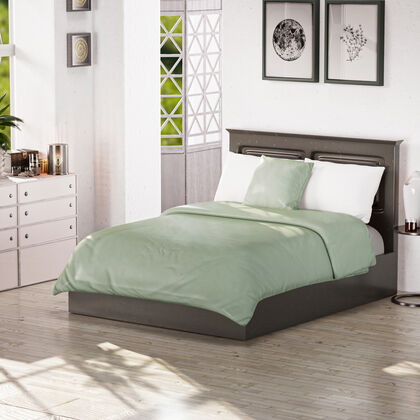 2er-Set Kupfer 135x200cm Bettbezug und 80x80cm Kopfkissenbezug,&nbsp;Gr&uuml;n
