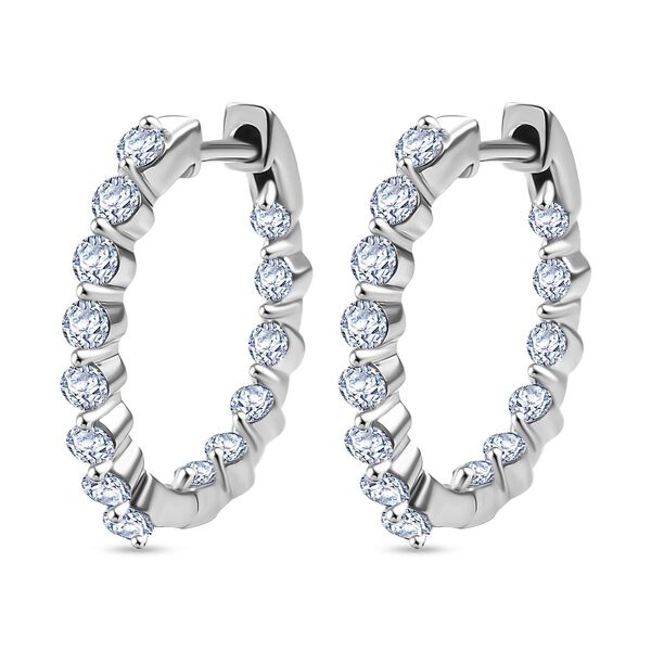 LUXURIANT SGL zertifizierte SI-GH Labor Diamant Ohrringe - 1 ct. image number 4