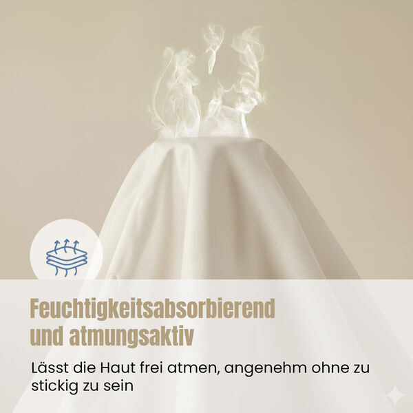 Serenity Night 100% Maulbeerseide Seidendecke mit 350gsm Seidenf&uuml;llung, 135x200cm, Perlmutt image number 6